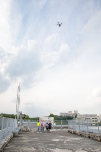 東京都立川市にて学芸大青春×資生堂シーブリーズのミュージックビデオの空撮カットを担当